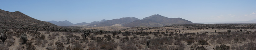 Panoramic View of the Coastal Desert