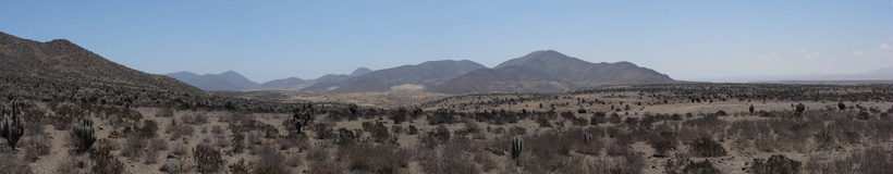 Panorámica desierto costero